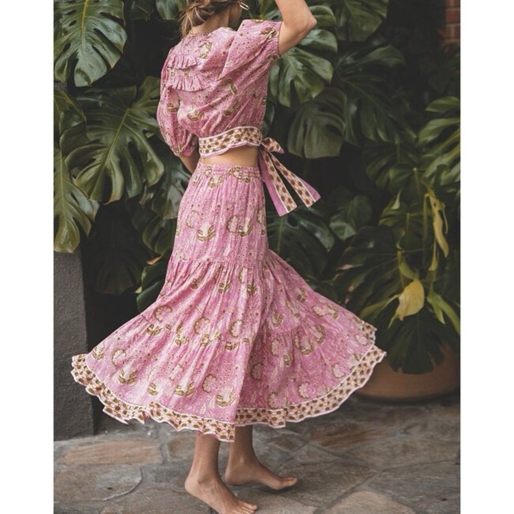 Cleobella Midi Chelsea Skirt -Wildflower
